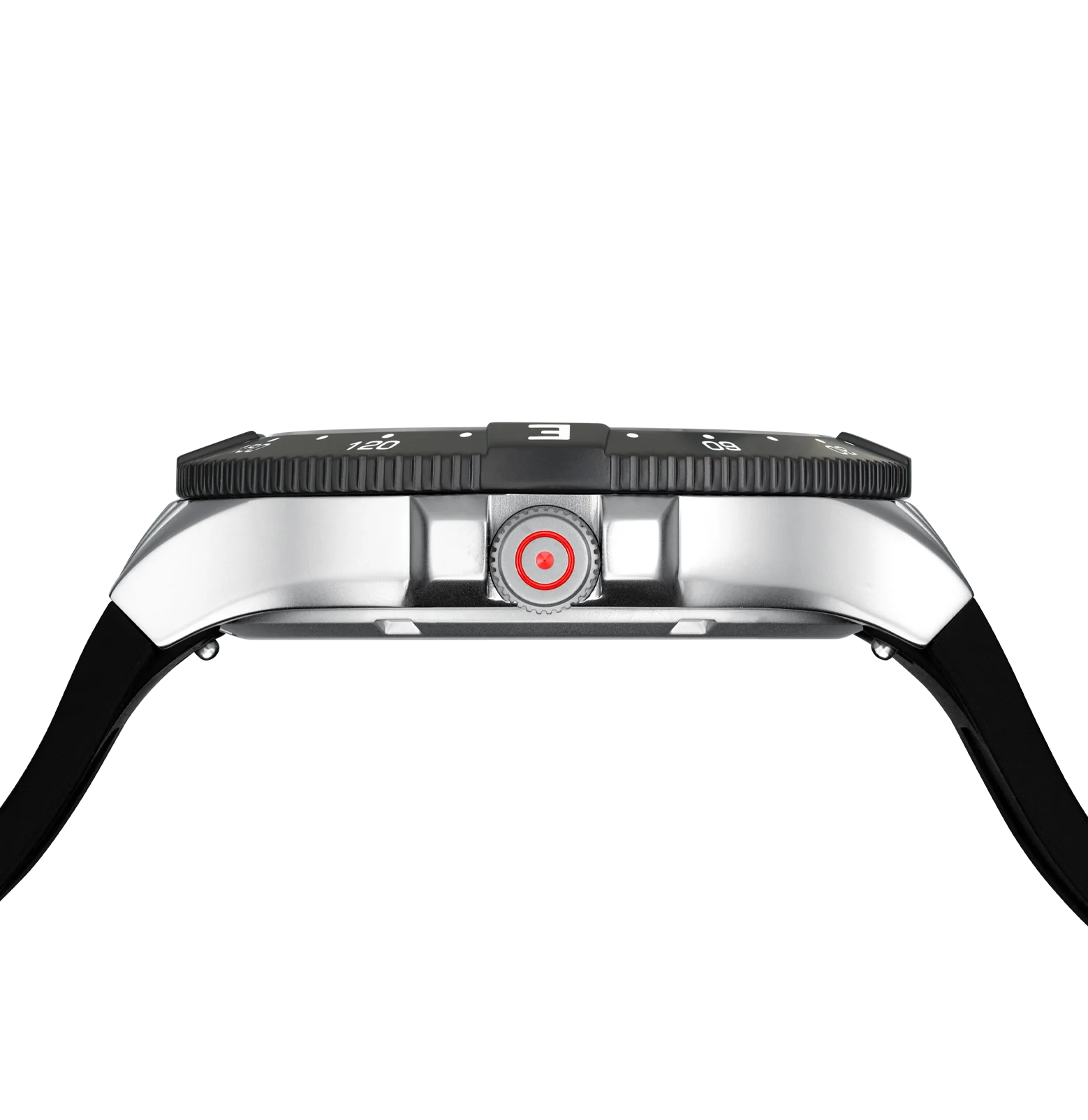 Men's Glock Watch With Black Strap And Black Face And Silver Tone Case GW-15-1-22 - Image 6